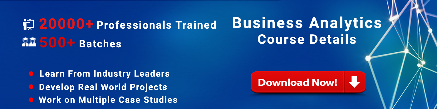 business analytics course in Gurugaon