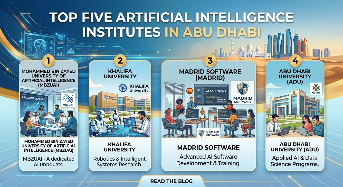 Top Five Artificial Intelligence Training Institutes In Abu Dhabi